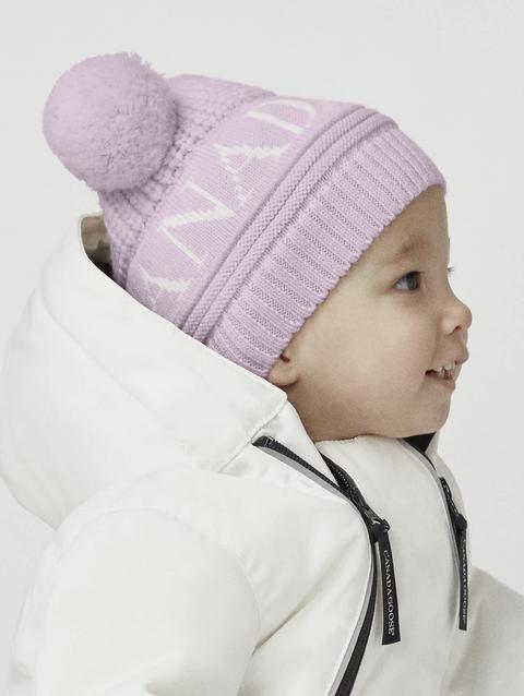 Baby Double Pom Hat Soft Pink