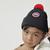 Kids Merino Pom Toque Black