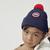 Kids Merino Pom Toque Navy Heather