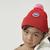 Kids Merino Pom Toque Red