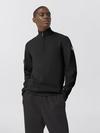 Stormont ¼ Zip Sweater Black