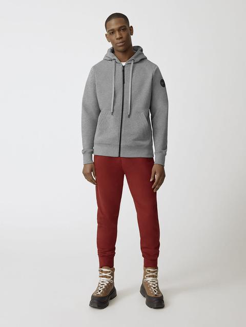 Huron Full Zip Hoody Black Label Stone Heather