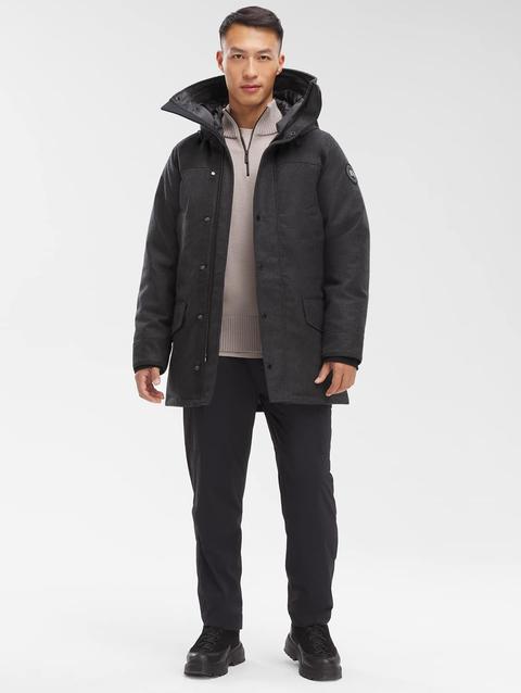 Langford Parka Wool Carbon Melange