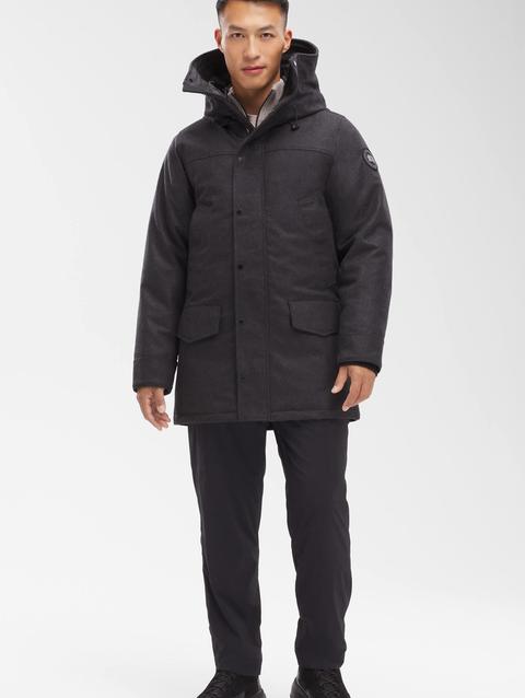 Langford Parka Wool Carbon Melange