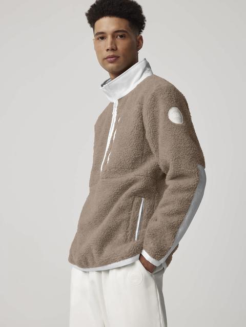 Renfrew Pullover HUMANATURE Kind High Pile Fleece Tan Heather