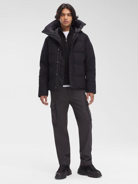 MacMillan Parka Wool Atlantic Navy Melange