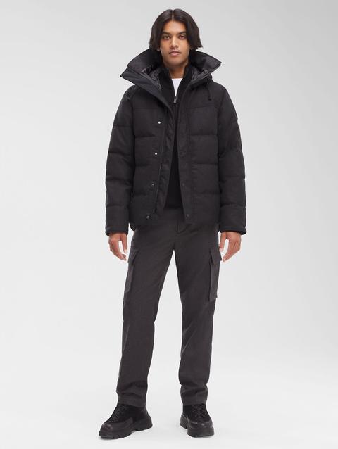 MacMillan Parka Wool Carbon Melange