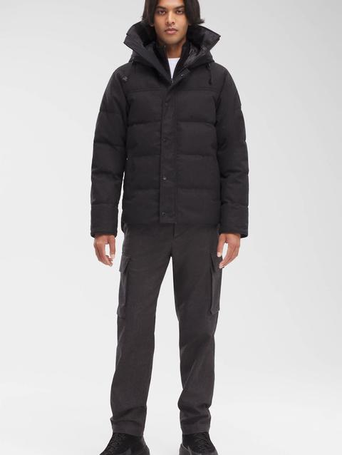 MacMillan Parka Wool Carbon Melange