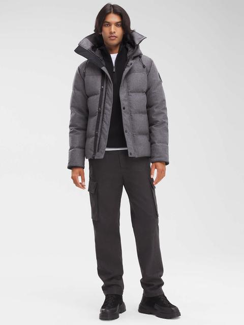 MacMillan Parka Wool Slate Grey Melange