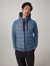 HyBridge® Huron Full Zip Hoody Ozone Blue