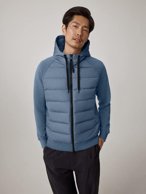 HyBridge® Huron Full Zip Hoody Ozone Blue