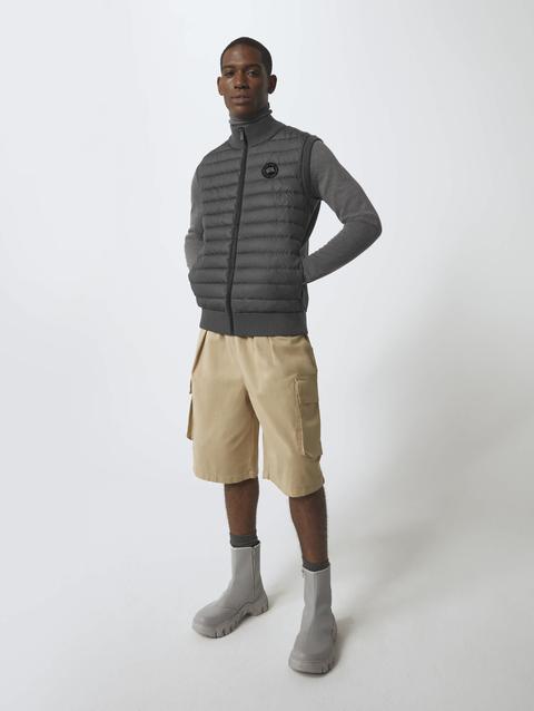 HyBridge® Knit Vest Black Label Iron Grey