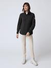 Severn ½ Zip Sweater Kind Fleece Black