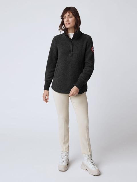 Severn ½ Zip Sweater Kind Fleece Black