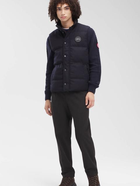 Garson Vest Wool Atlantic Navy Melange