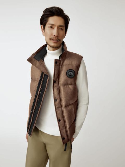 Garson Vest Wool Quicksand Melange