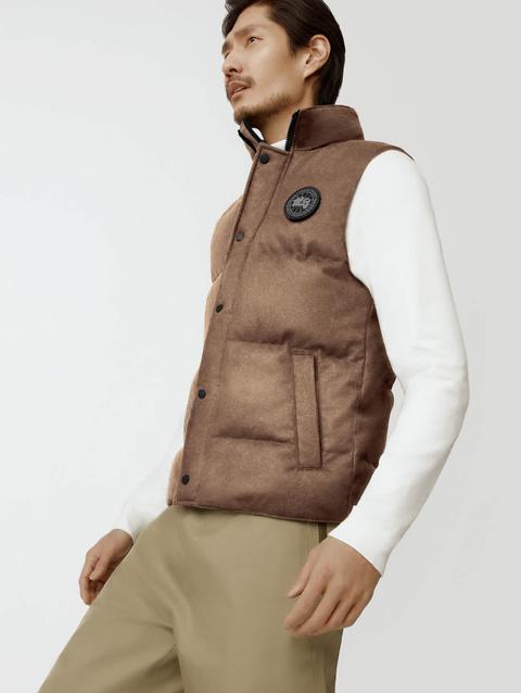 Garson Vest Wool Quicksand Melange