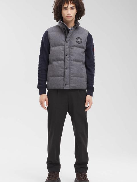 Garson Vest Wool Slate Grey Melange