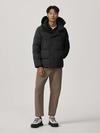 Wyndham Parka Crinkle Cotton Black