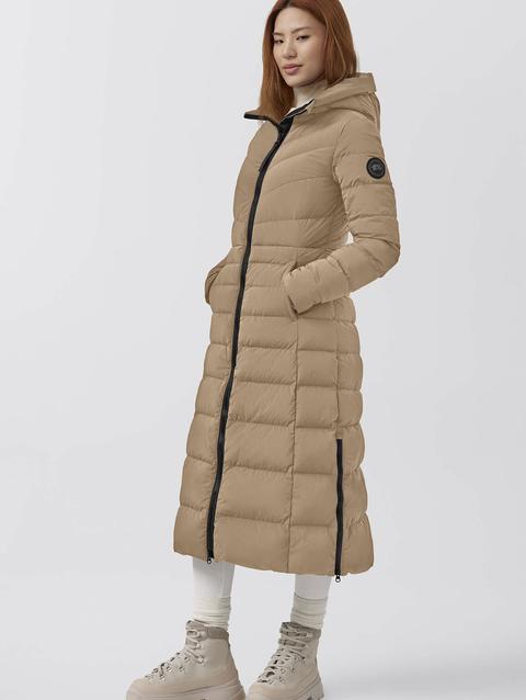 Clair Long Coat Black Label Desert Sand