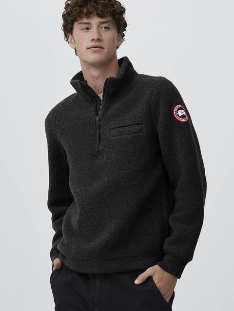 Lawson ¼ Zip Sweater Kind Fleece Black