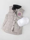 Freestyle Vest  Cap Set for Her Limestone/White