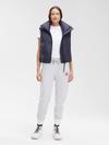 Spessa Cropped Vest Atlantic Navy