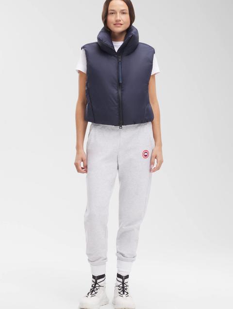 Spessa Cropped Vest Atlantic Navy