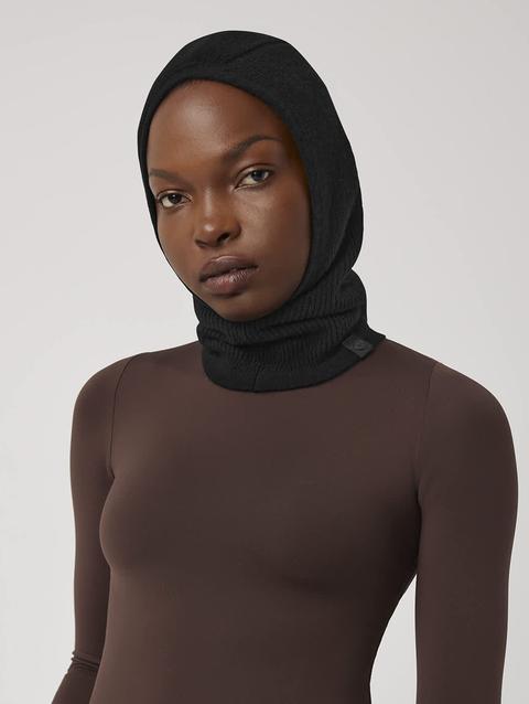 Cashmere Balaclava Black