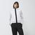 HyBridge® Knit Jacket Black Label Contrast Trim White/Black