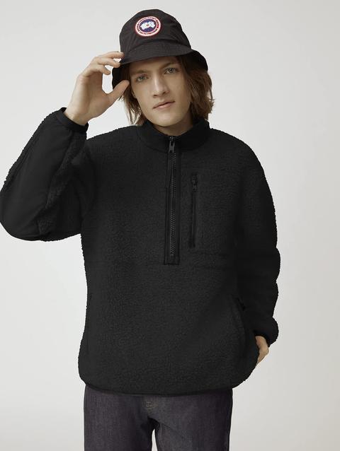 Renfrew Pullover Kind High Pile Fleece Black