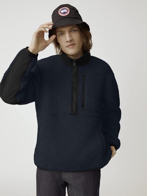 Renfrew Pullover Kind High Pile Fleece Atlantic Navy