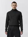 Rosseau ¼ Zip Sweater Black