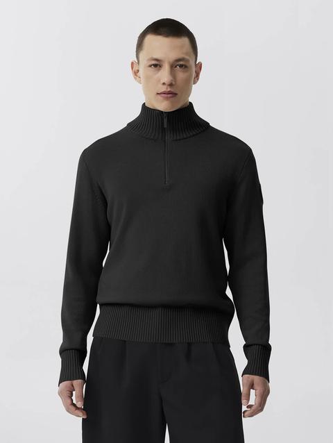 Rosseau ¼ Zip Sweater Black