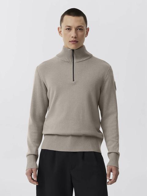 Rosseau ¼ Zip Sweater Limestone