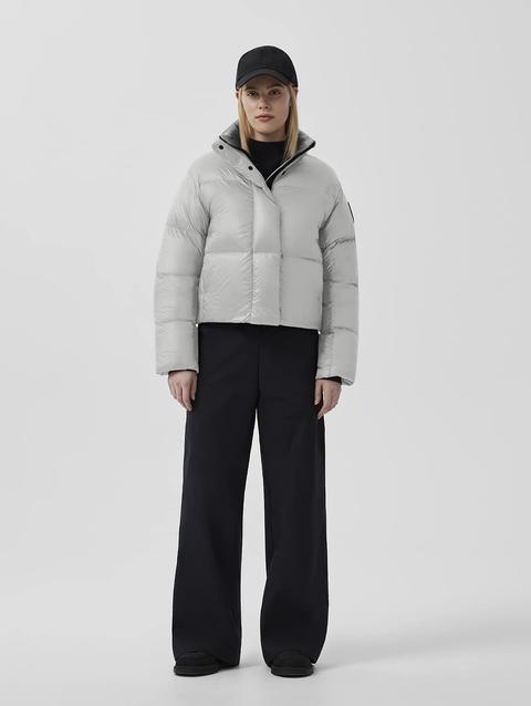 Cypress Cropped Puffer Black Label Silverbirch