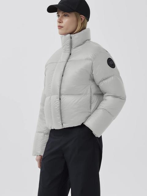 Cypress Cropped Puffer Black Label Silverbirch