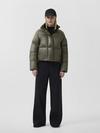 Cypress Cropped Puffer Black Label Smokey Sage