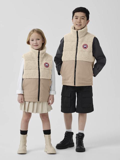 Youth Elora Vest Light Tan/Tan