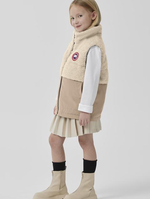 Youth Elora Vest Light Tan/Tan