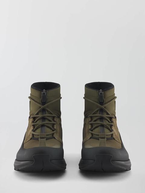 Men's Glacier Trail Sneaker High Military Green/Black