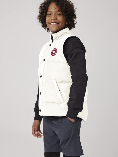 Youth Vanier Vest North Star White