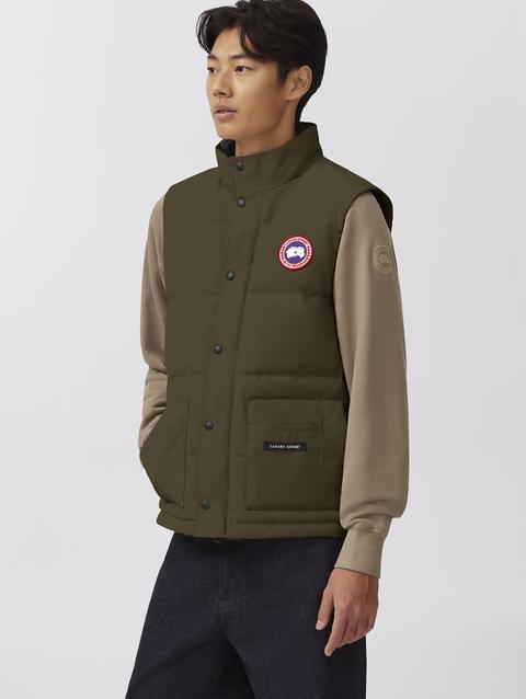 Freestyle Crew Vest Military Green