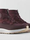 Women's Glacier Trail Sneaker High Burgundy/Northstar White