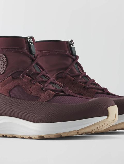 Women's Glacier Trail Sneaker High Burgundy/Northstar White