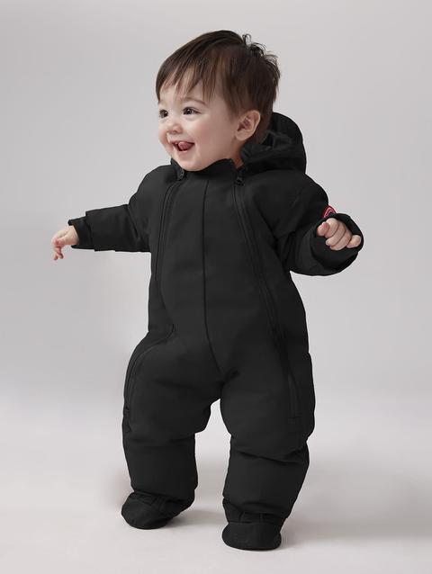 Baby Lamb Snowsuit Black