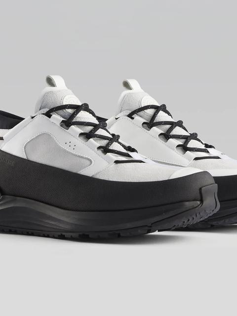 Men's Glacier Trail Sneaker White/Black