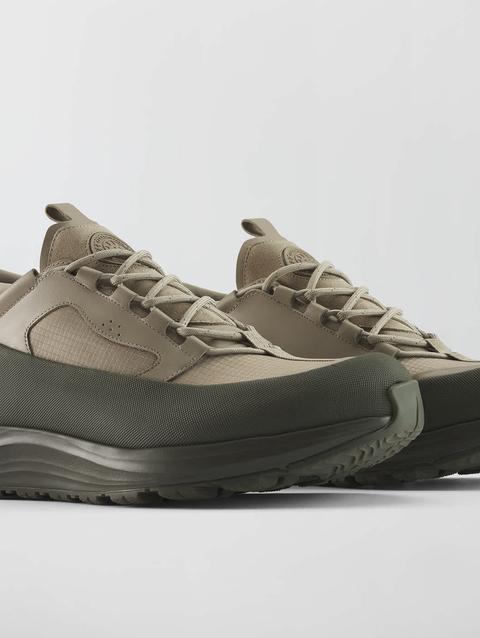 Men's Glacier Trail Sneaker Tan/Military Green