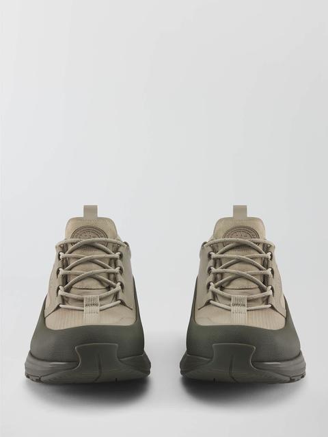 Men's Glacier Trail Sneaker Tan/Military Green