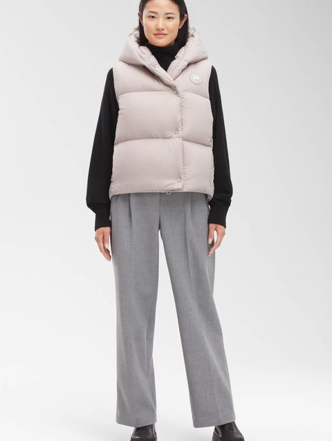 Rhoda Hooded Vest Limestone